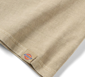 Maglietta tinta a pigmento Dickies x H-D Horsepower Heavyweight - Khaki
