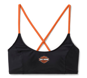 Top bikini da donna H-D Swim con laccetti sulla schiena
