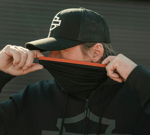 Felpa da uomo con cappuccio e zip H-D TECH
