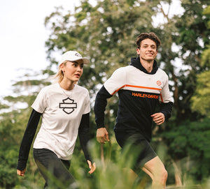 Maglia girocollo da uomo a maniche corte areate H-D TECH