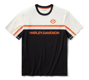Maglia girocollo da uomo a maniche corte areate H-D TECH