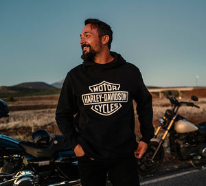 Felpa con cappuccio da uomo H-D Standard Bar & Shield - Harley Black