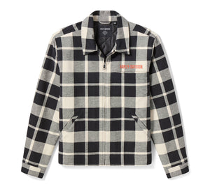 Giacca-camicia da uomo H-D American Classic con cerniera frontale