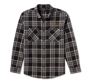 Camicia da uomo in flanella Willie G Dark Custom