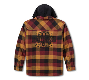 Giacca-camicia con cappuccio HD American Classic da uomo