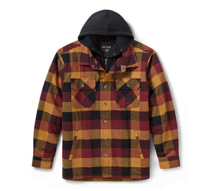 Giacca-camicia con cappuccio HD American Classic da uomo