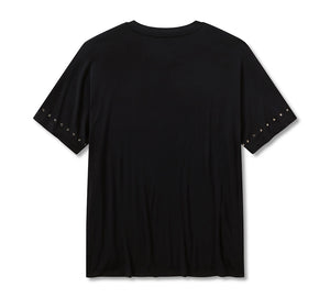 Top da donna HD American Classic con borchie