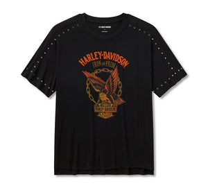 Top da donna HD American Classic con borchie