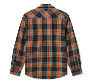 Camicia a quadri a maniche lunghe da uomo HD Standard