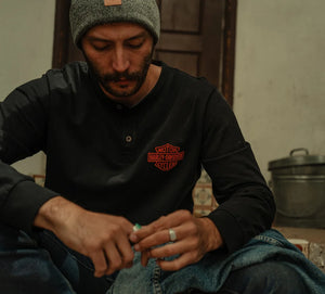 Maglia Henley Racer Font
