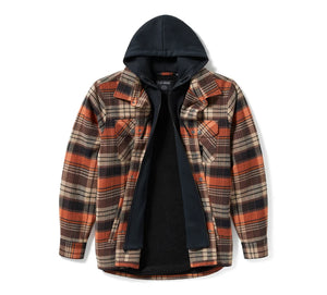 Men's Hooded Shirt Jacket 