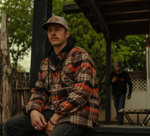 Men's Hooded Shirt Jacket 