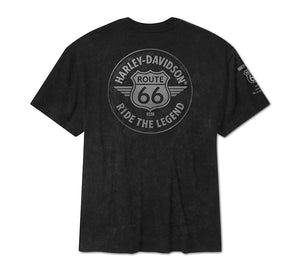 Maglietta a maniche corte da uomo H-D Route 66 Anniversary
