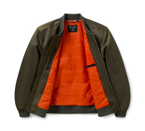 Giacca bomber da uomo MA-1 per motociclismo