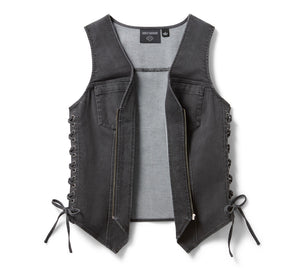 Gilet in denim da donna Live to Ride
