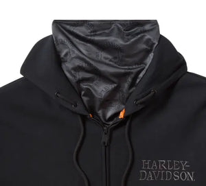 Felpa Willie G Skull con Zip e Scaldacollo